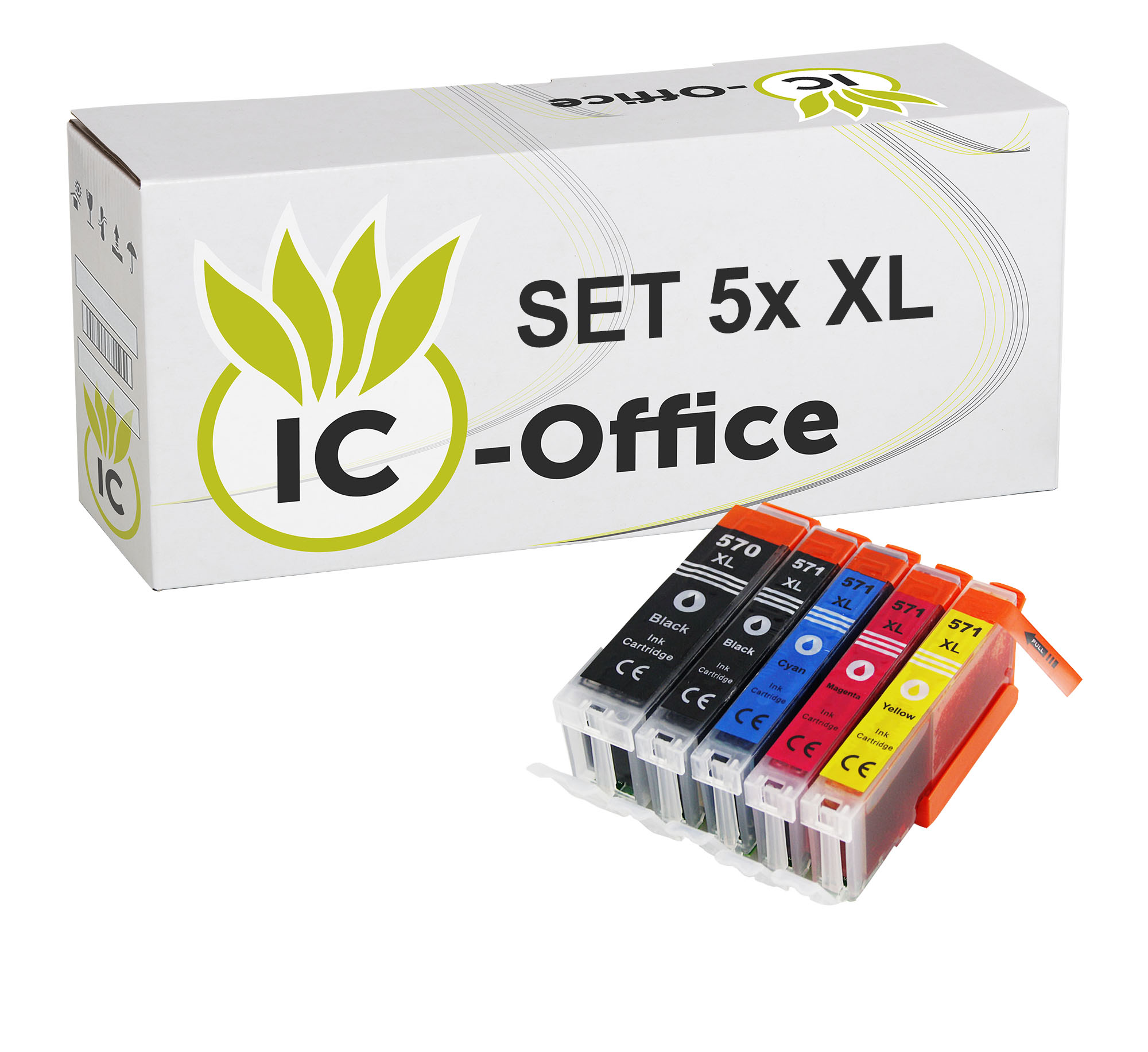 5 XL PATRONEN mit CHIP für CANON PIXMA MG5750 MG6850 MG7750 MG5700 MG6800 Series