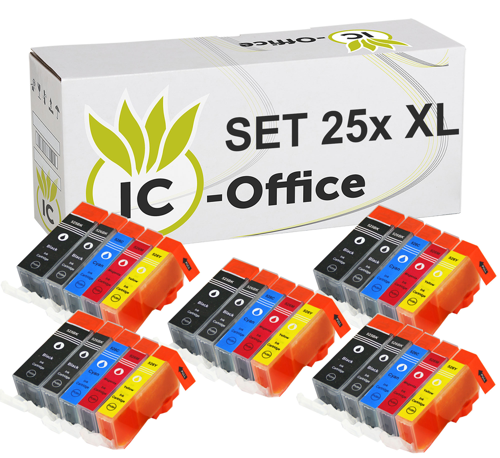 Vhbw 6x Cartucce Compatibile Con Canon Pixma MX715, MG8250, MX855, MX895, MX885 Stampante Chip (compatibile - Foto 3