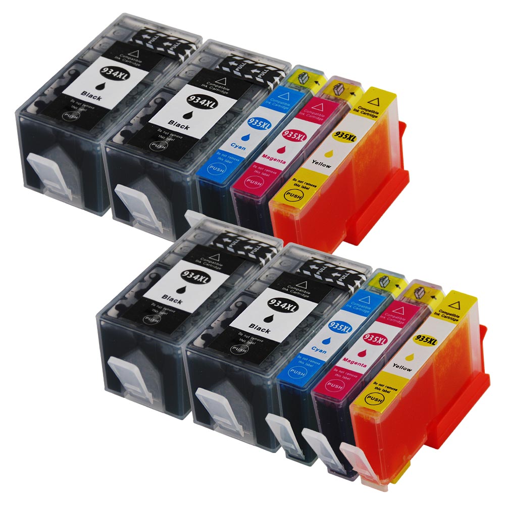10x Patronen für HP 934 XL