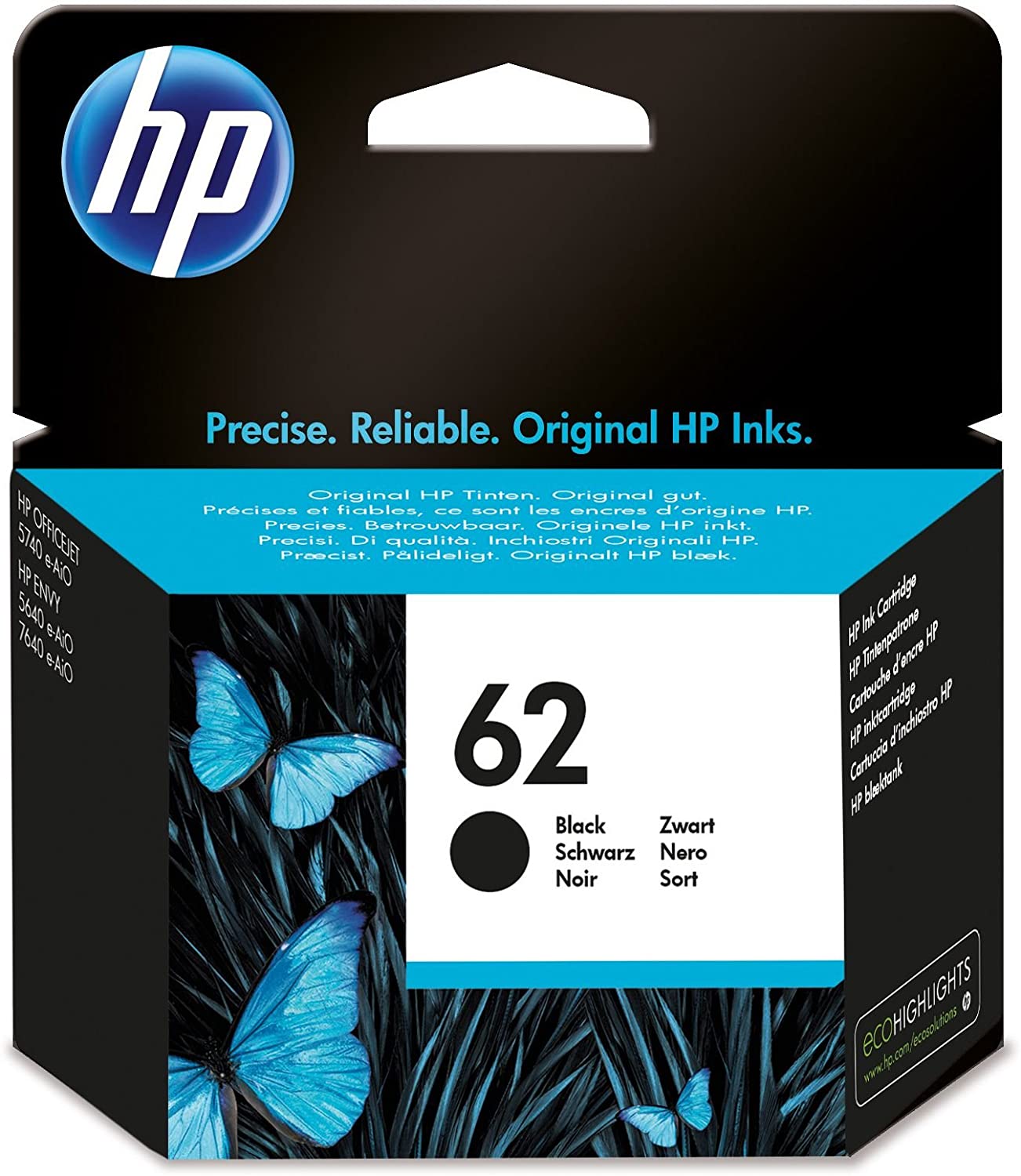 Oryginalne wkłady atramentowe HP 62 do modeli Deskjet Envy Officejet - Zdjęcie 9 z 11