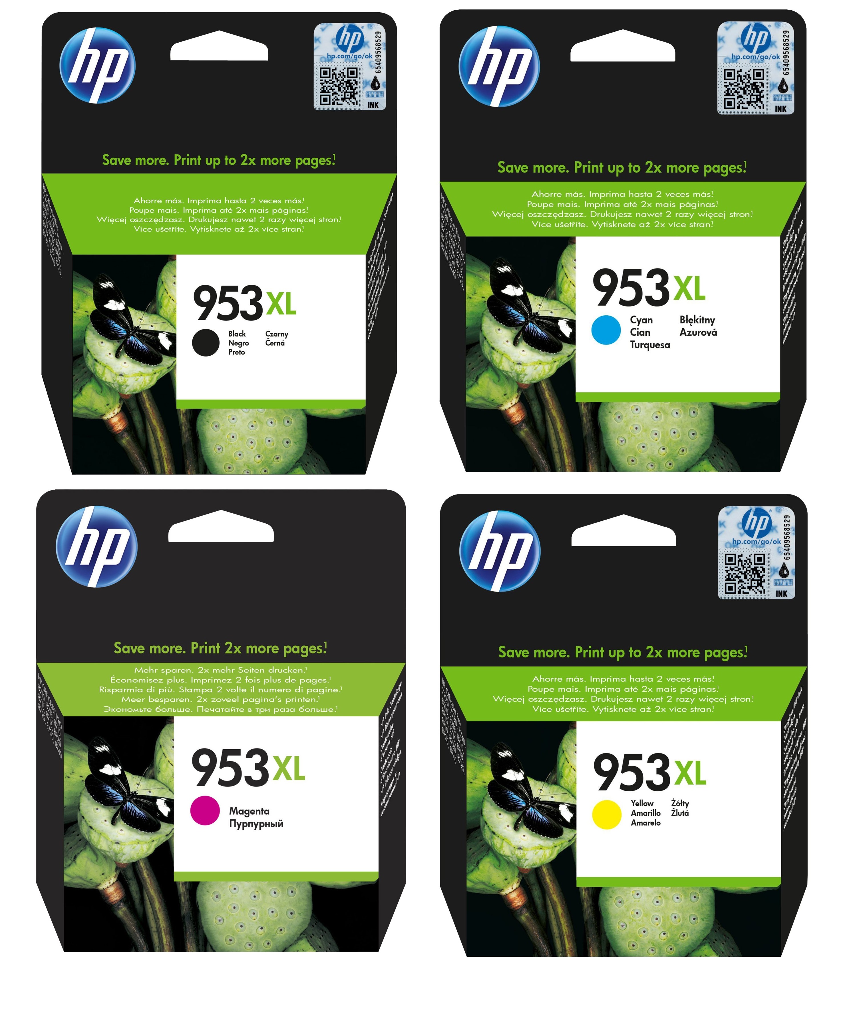 Oryginalny zestaw 4 wkładów HP 953 953XL Officejet Pro 8210 8218 8710 8730 8740 - Zdjęcie 10 z 11